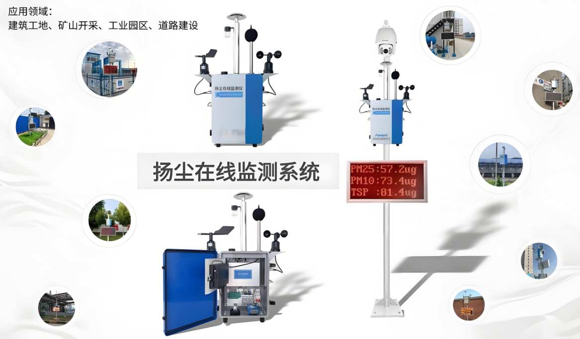 揚塵監(jiān)測系統(tǒng)一般要用到哪些設(shè)備？